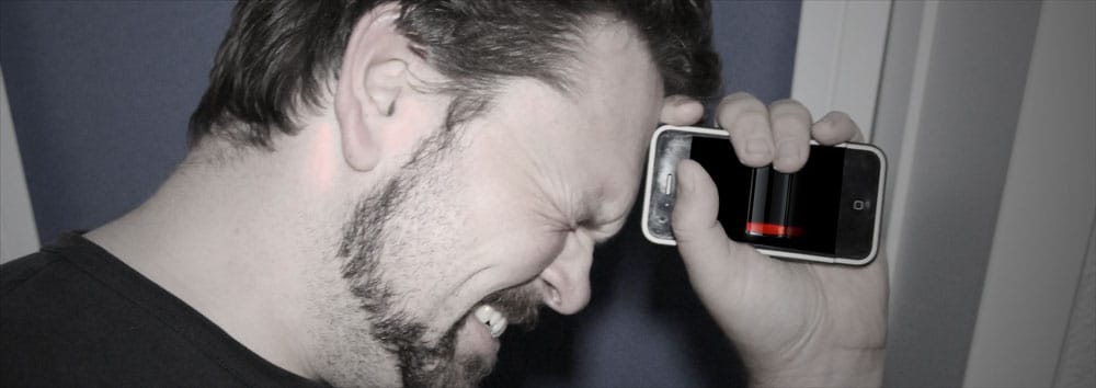 Dødt iphone batteri