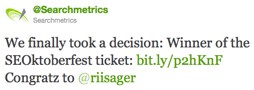 Det sluttede med et tweet.